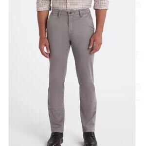 Devil Dog Dungarees Slim Chino in Taupe Grey Size 36 NWT Office Travel